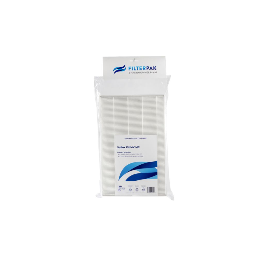 Filterpak Vallox 101 MV MC suodatinpakkaus