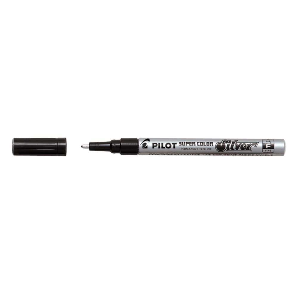Pilot merkintäkynä Super Color fine hopea