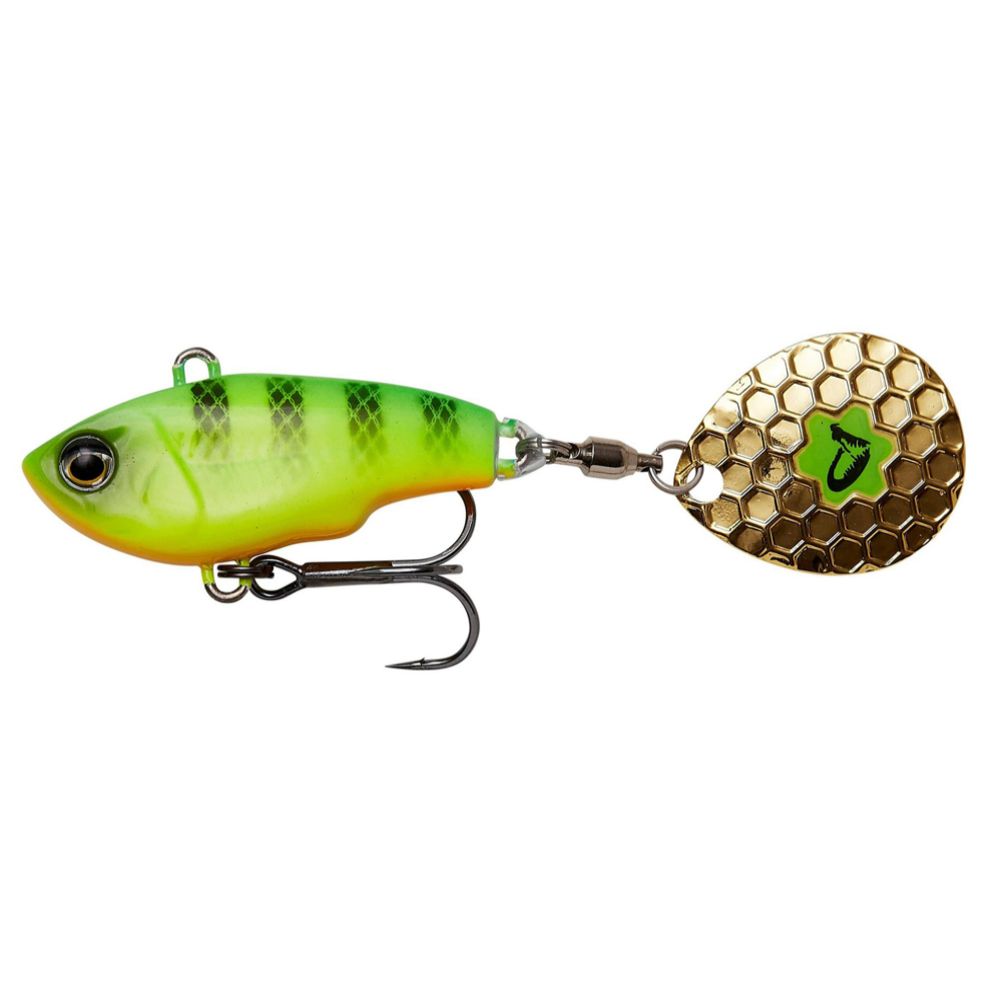 Savage Gear Fat Tail Spin lippauistin 8 cm 24 g väri: Black Magic