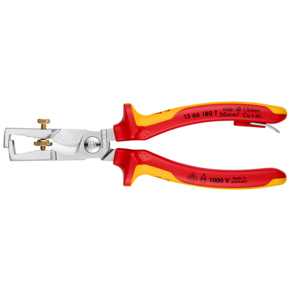 Knipex® 13 66 180 T StriX® VDE avisoleringstång med kabelsax 180 mm, fallskyddad