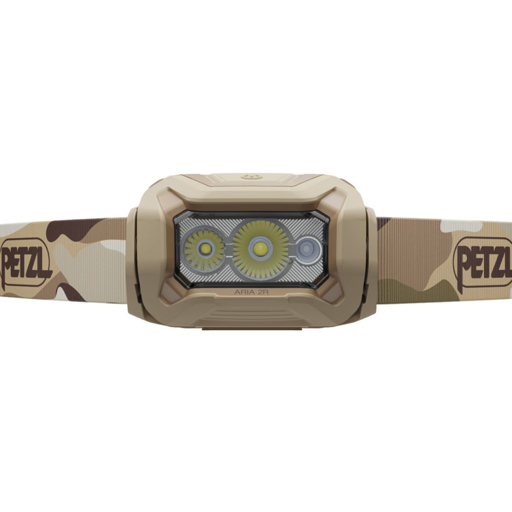 Petzl Aria 2R RGB pealamp 450 lm kamo + Core-aku