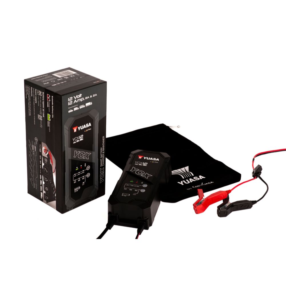 Yuasa YCX12 Hoolduslaadija 12V 12A