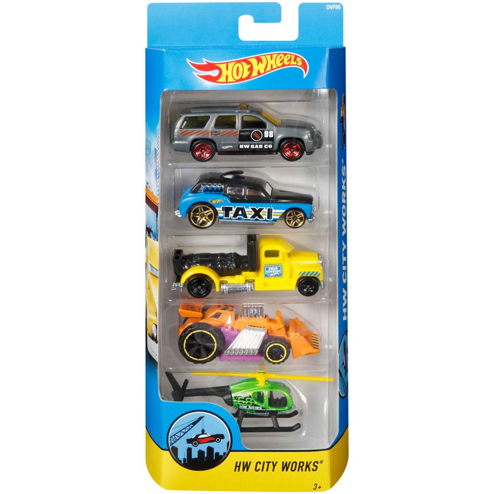 Hot Wheels pikkuautot 5-pack