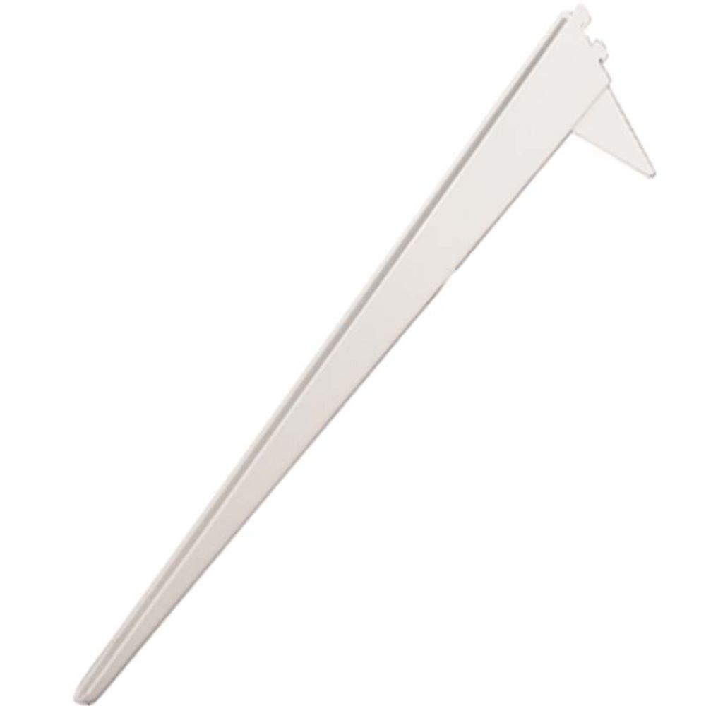 Pisla Wall-U valkoinen, vahvistettu hyllynkannatin 550 mm