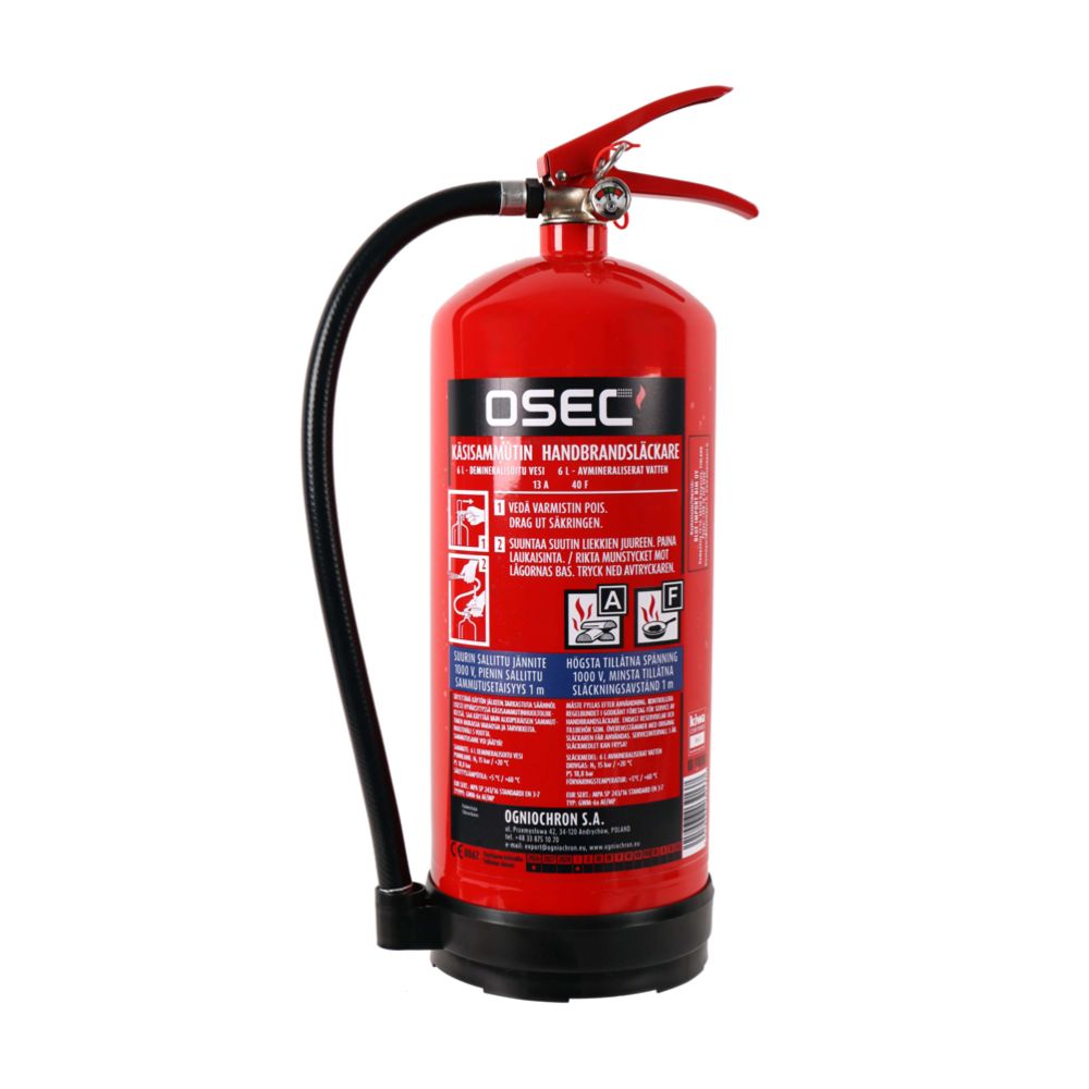 OSEC rasvapalosammutin 6 L 13A 40F