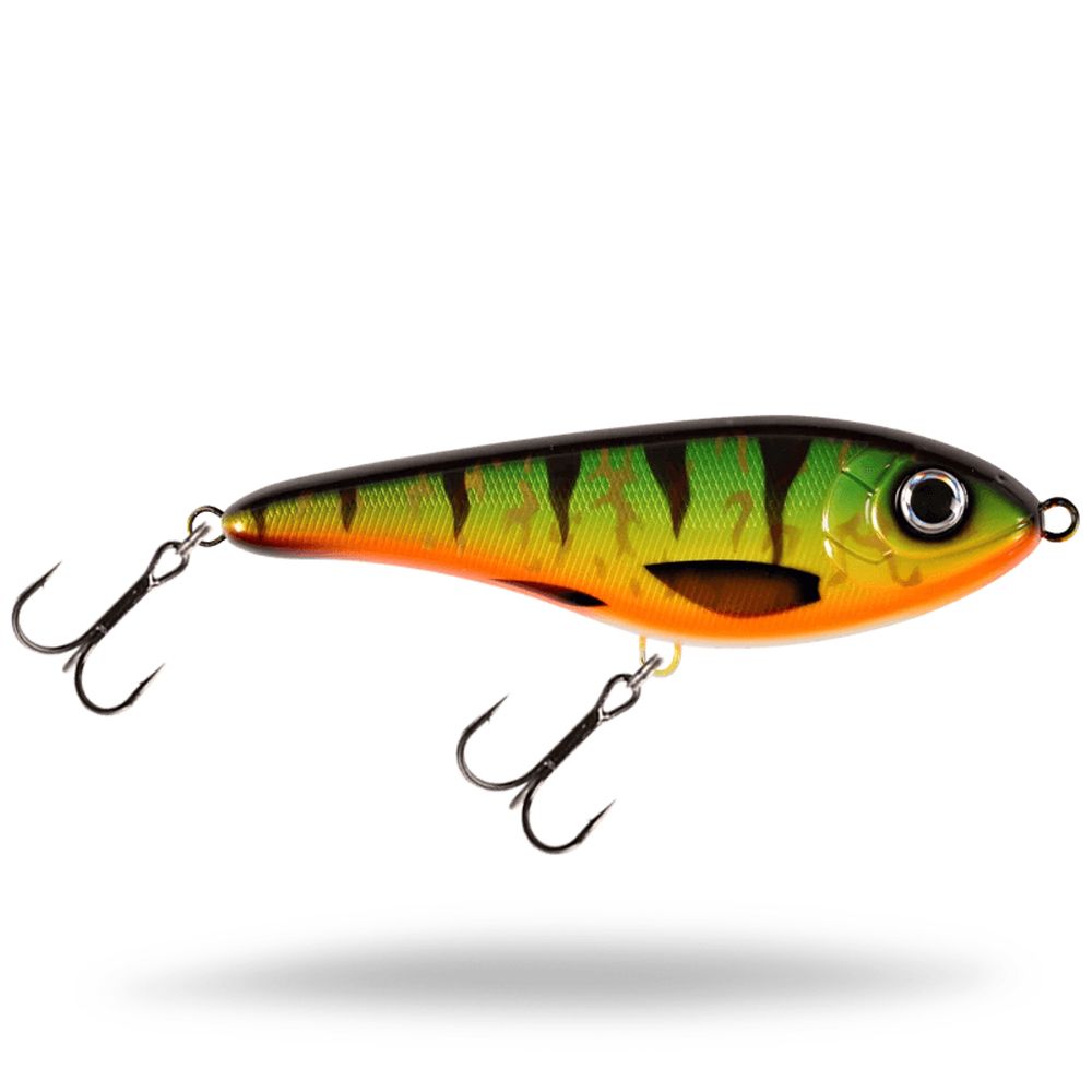 Strike Pro Baby Buster Jerk jerkvoobler, 10 cm, 25 g, Yellow Perch