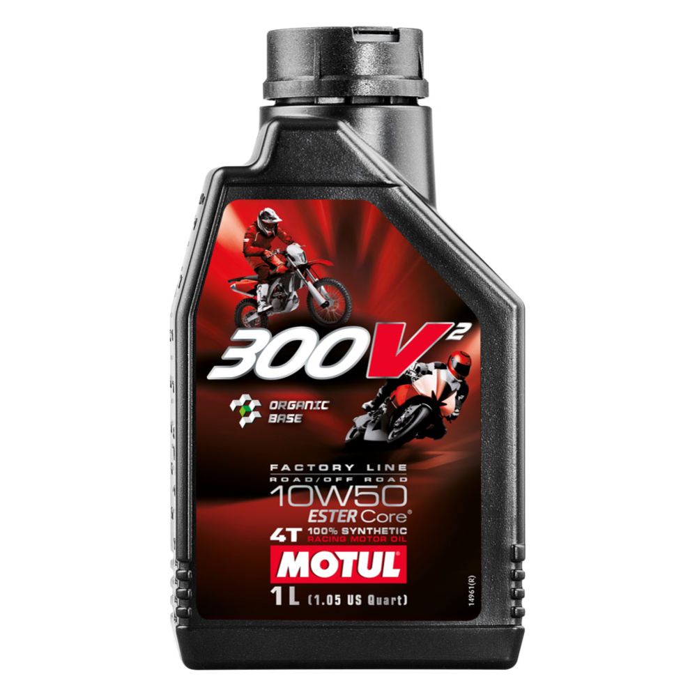Motul 300V² Factory Line Road/Off-Road 10W-50 4T helsyntetisk 1 l