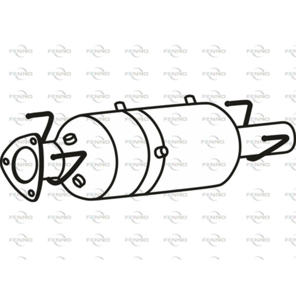Sot-/partikelfilter, avgassystem 13-9885