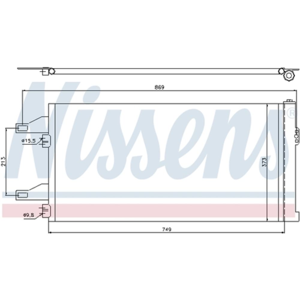 Ilmastointilaitteen lauhdutin 30-00160