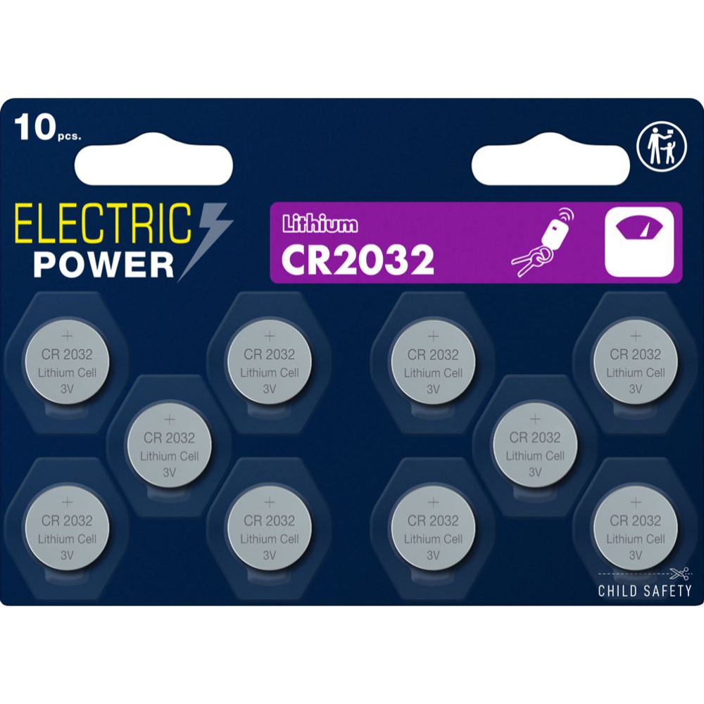 Electric Power CR 2032 nappiparisto 10 kpl
