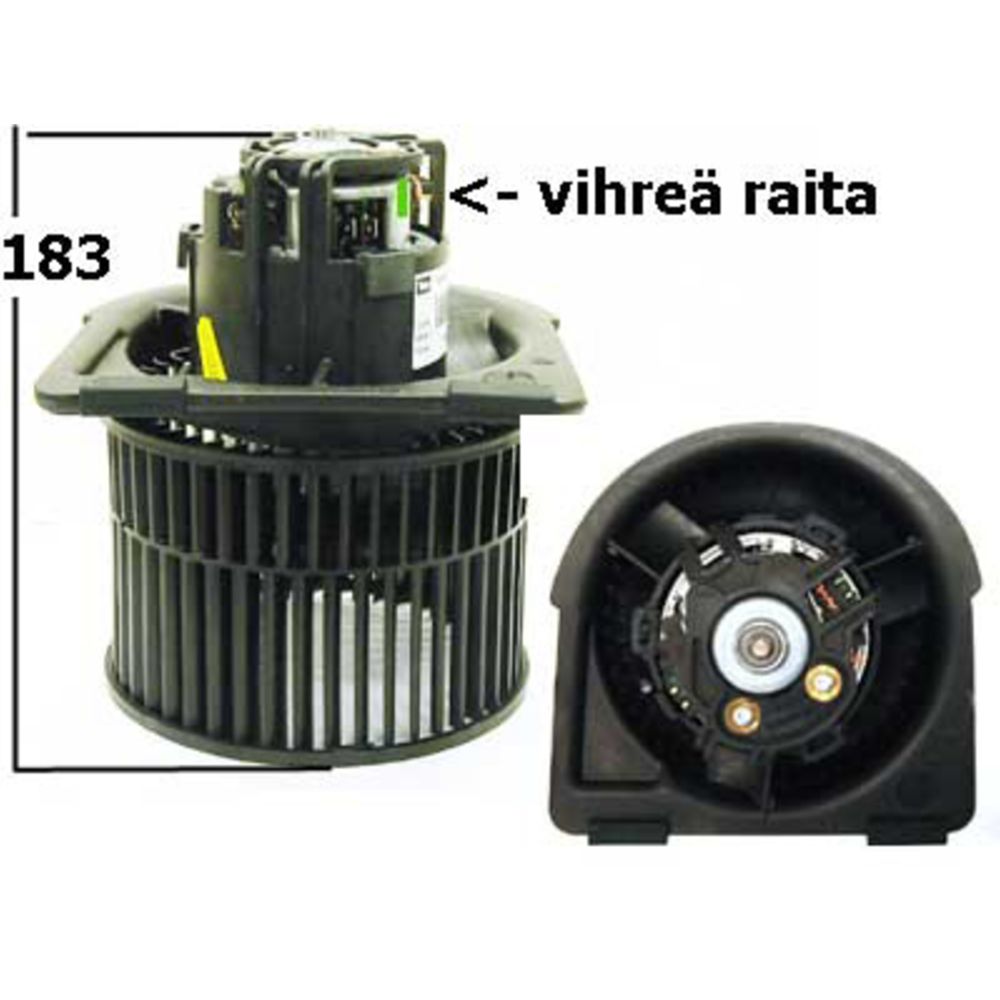 Elektrisk motor, kupéfläkt 13-1948