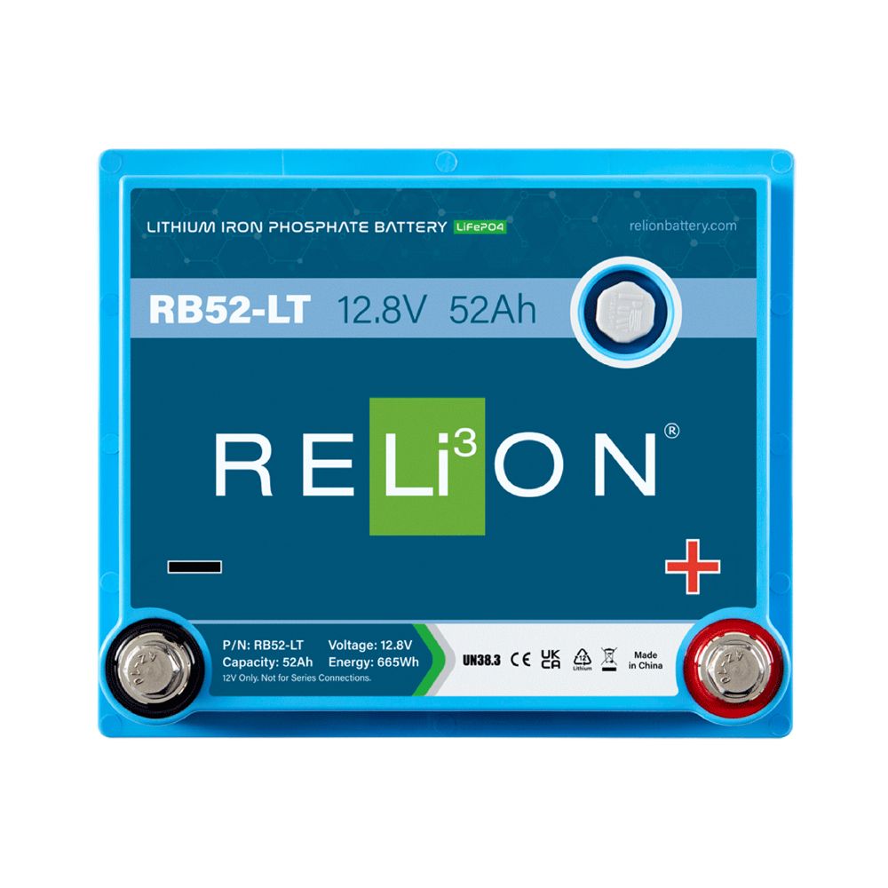 RELiON LiFepo4 4SC LT Lithium akku 52Ah 12.8V