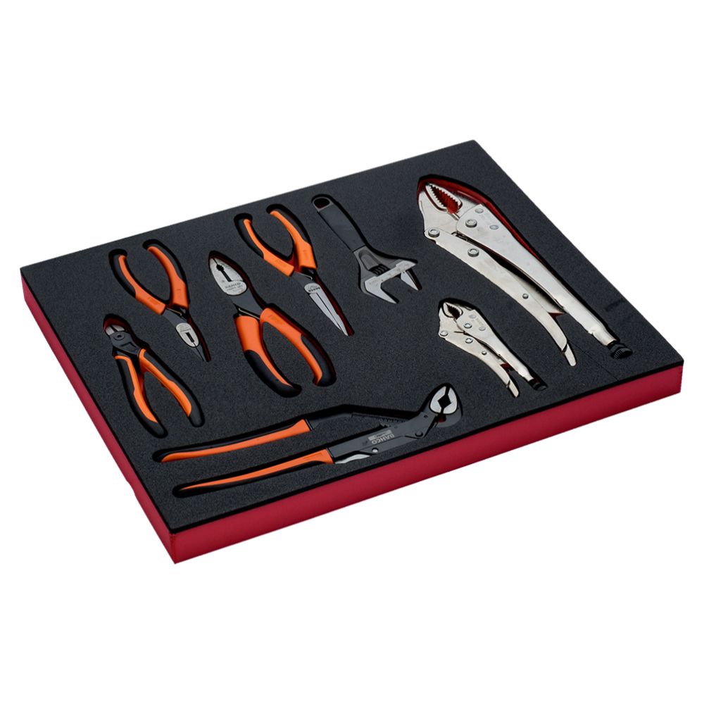 Bahco FF1F4001 Fit&Go 2/3 tangide komplekt vahtplastalusel 8 osa
