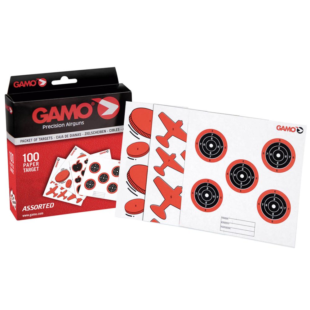 Gamo måltavlor 100 st.