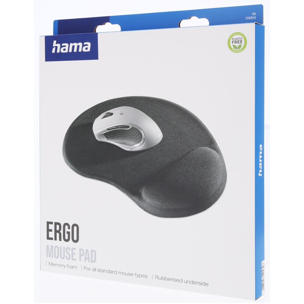 Hama Ergo hiirimatto rannetuella, musta