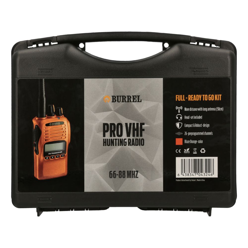 Burrel Pro VHF Blaze radiopuhelinpaketti
