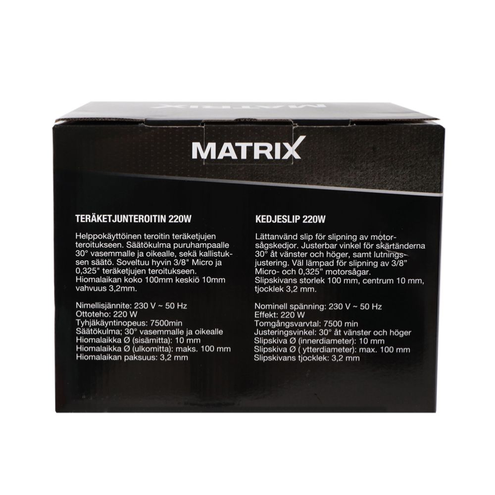 Matrix teräketjun teroitin 220 W