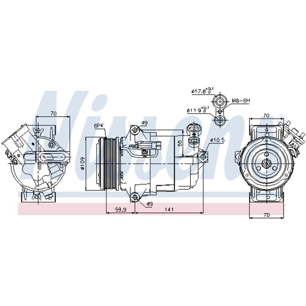 Ilmastointilaitteen kompressori 30-03997