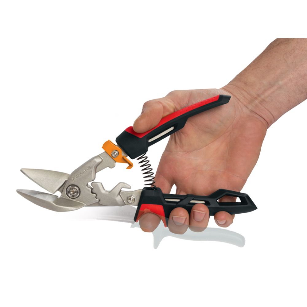 Fiskars Pro PowerGear plåtsax offset vänsterställt skär