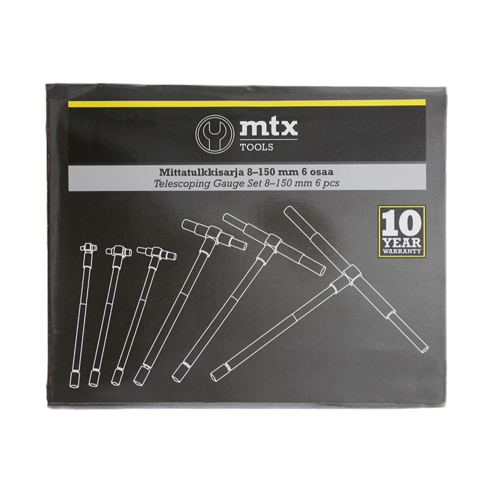 MTX Tools mittatulkkisarja 8-150 mm 6 osaa