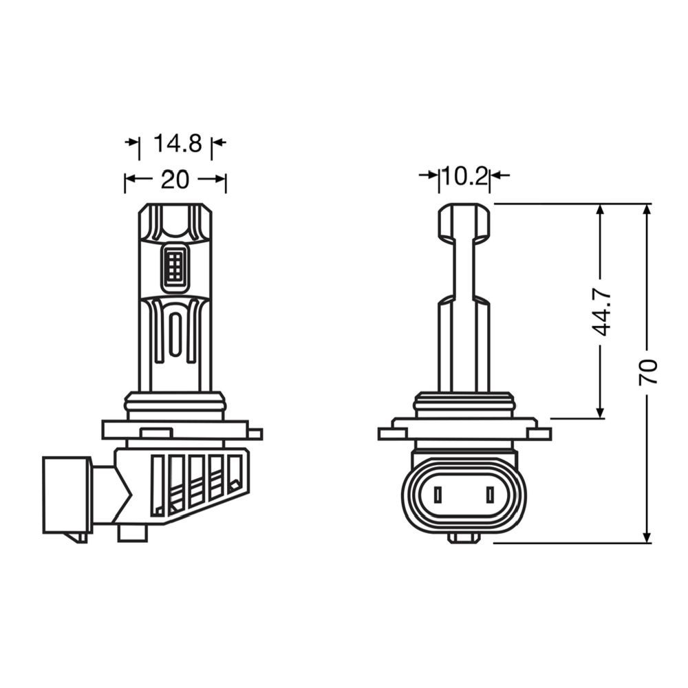 Osram LEDriving HL EASY Gen2 HB3/HIR1/H10/HB4/HIR2 polttimopari