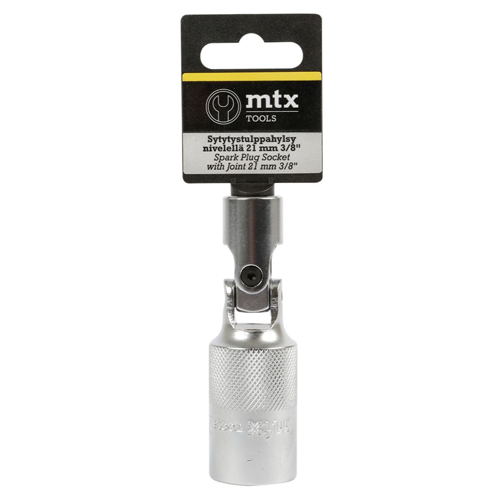 MTX Tools ledad tändstiftshylsa 21 mm 3/8"