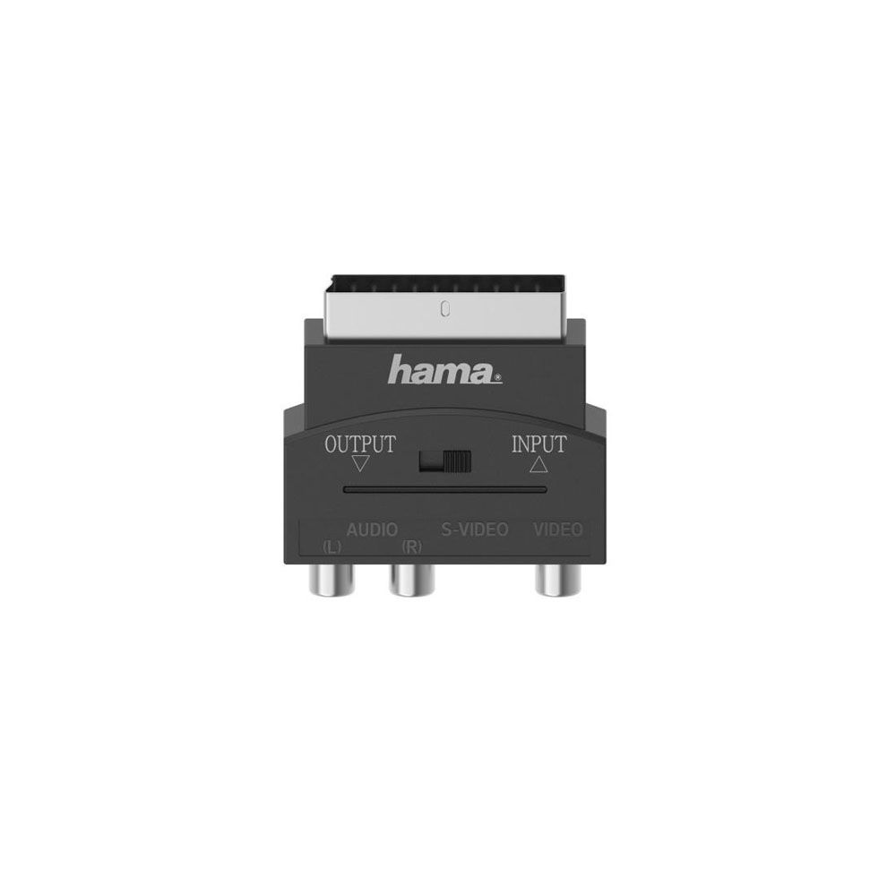 Hama Videoadapteri, Scart uros - S-VHS/3 x RCA naaras