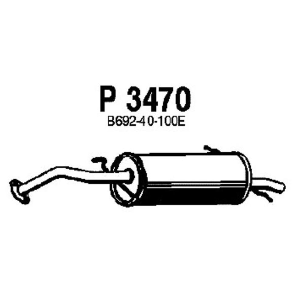 Takaäänenvaimentaja 14-3466