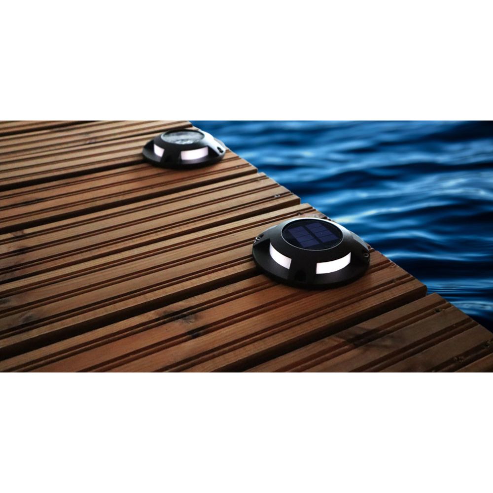 Solar Energie brygglampa med solcell 2 W 20 lm IP67