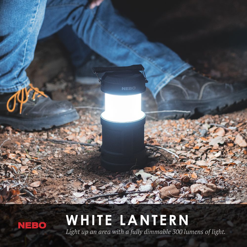 Nebo Big Poppy LED-retkilyhty 300 lm ladattava