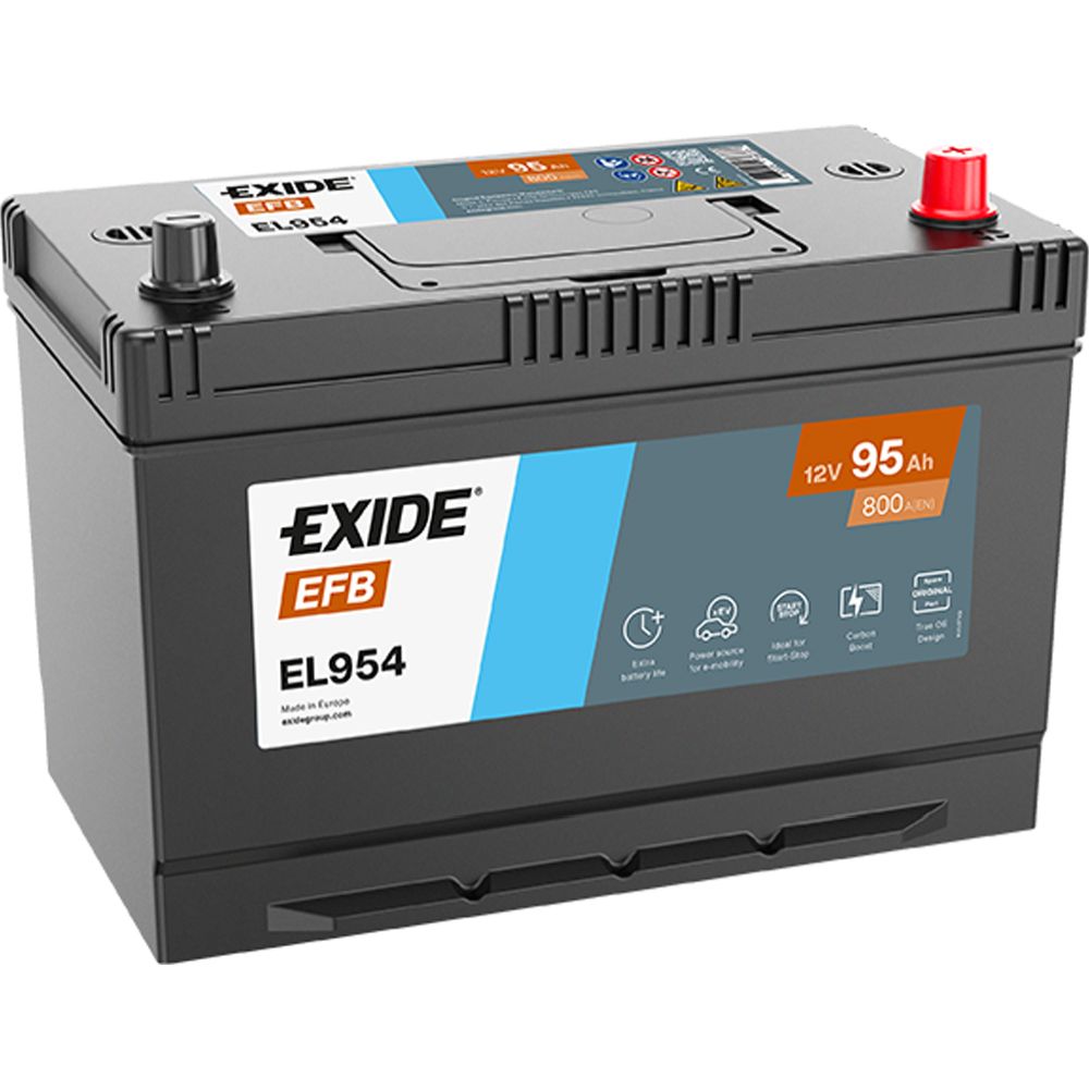 Exide EL954 95Ah/800A akku P306xL173xK222