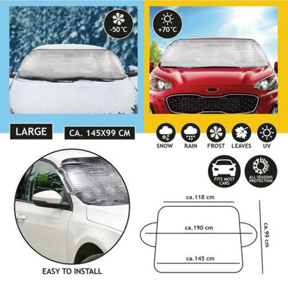 Dunlop vindruteskydd 145 x 99 cm