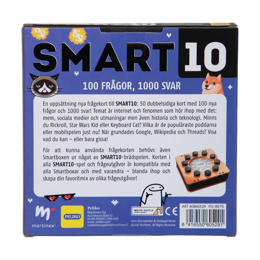 Smart10 frågekort Internetkultur