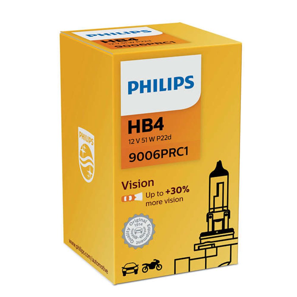 Philips HB4 autopirn 12 V 51 W lähituli