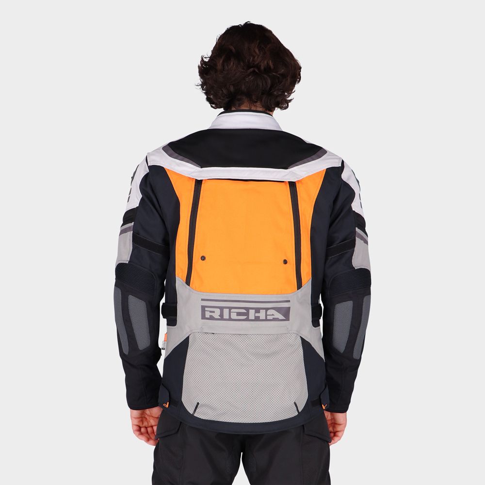 Richa Infinity 2 adventure ajotakki harmaa/oranssi