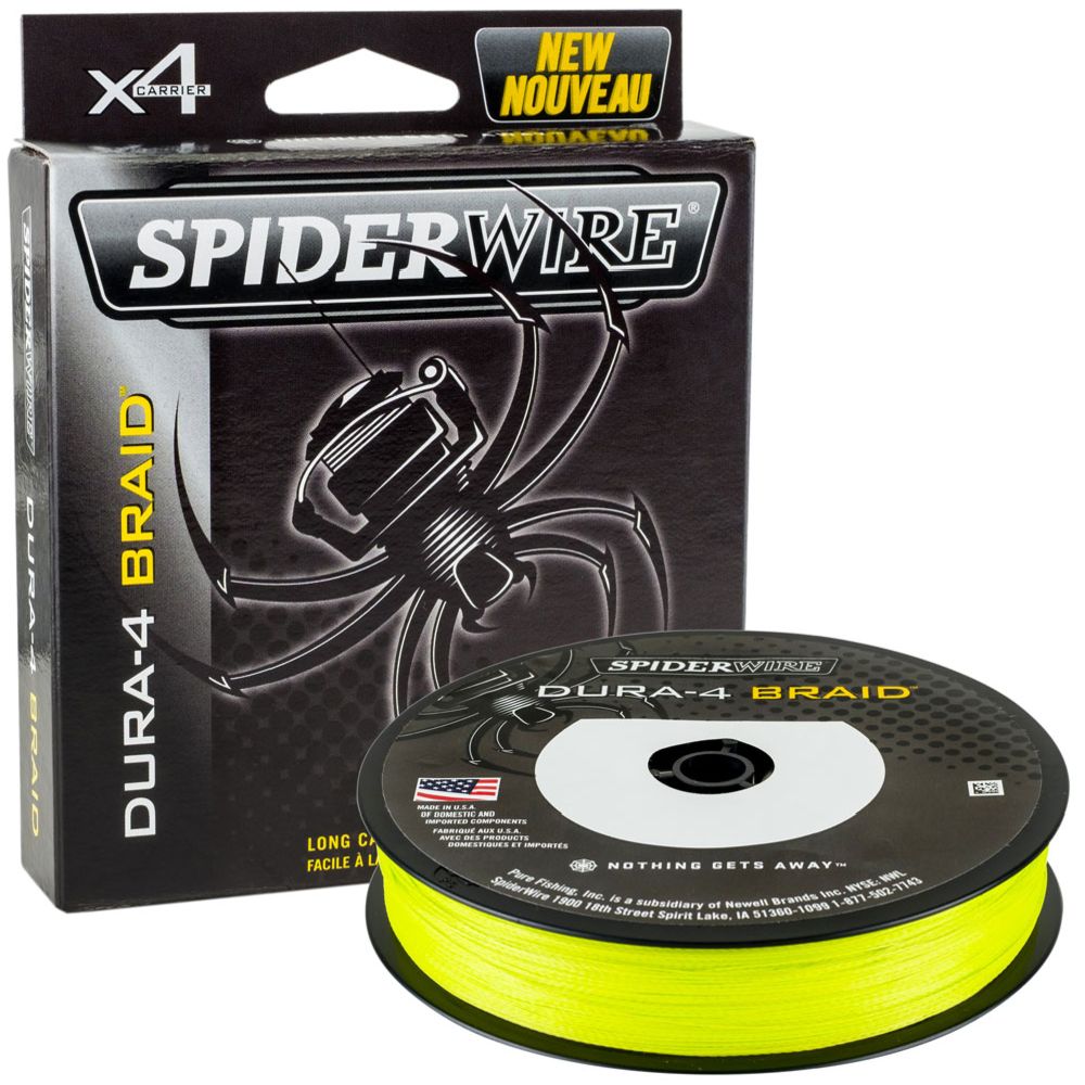 Spiderwire Dura 4 kuitusiima 150 m keltainen