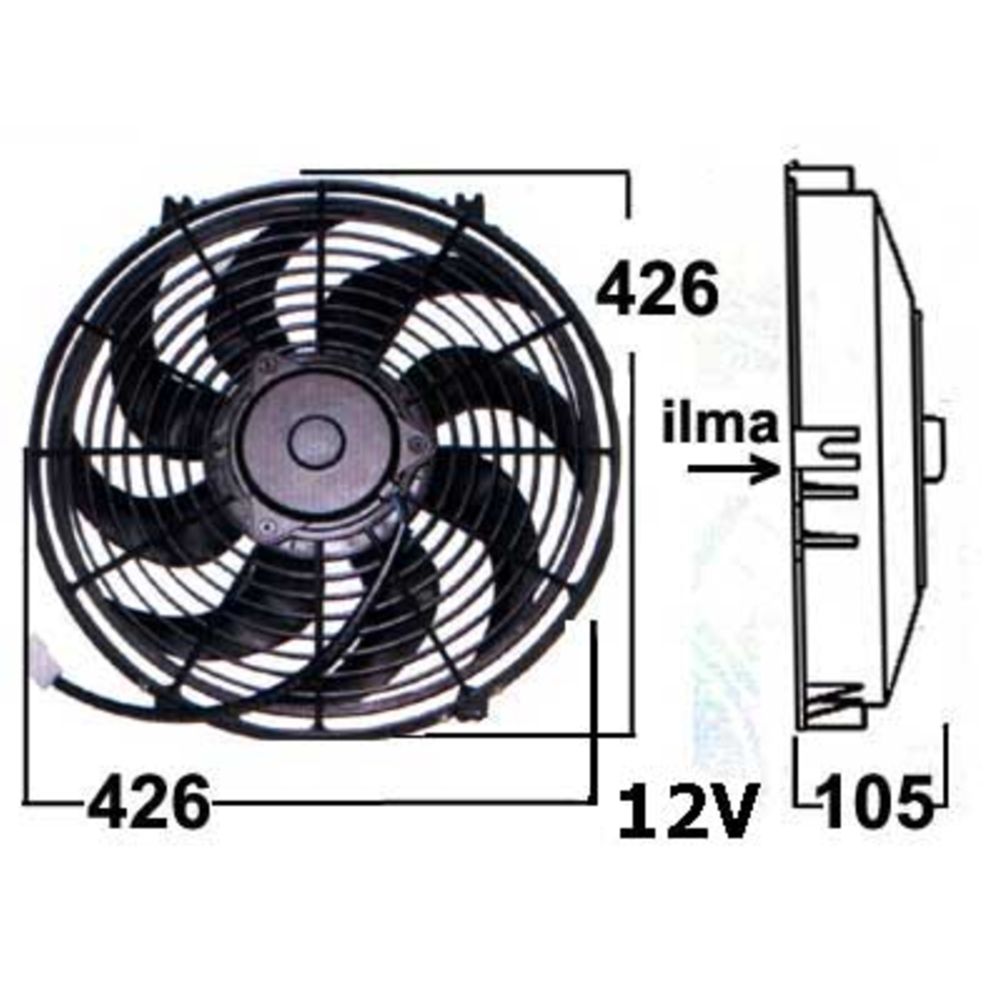 Mootorijahutuse ventilaator 48-0963