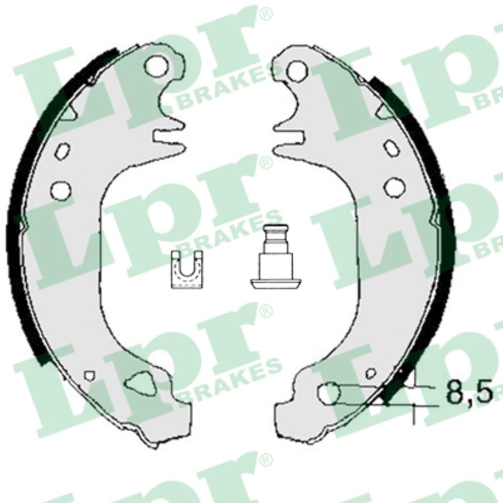Bromsbackar, sats 22-3129