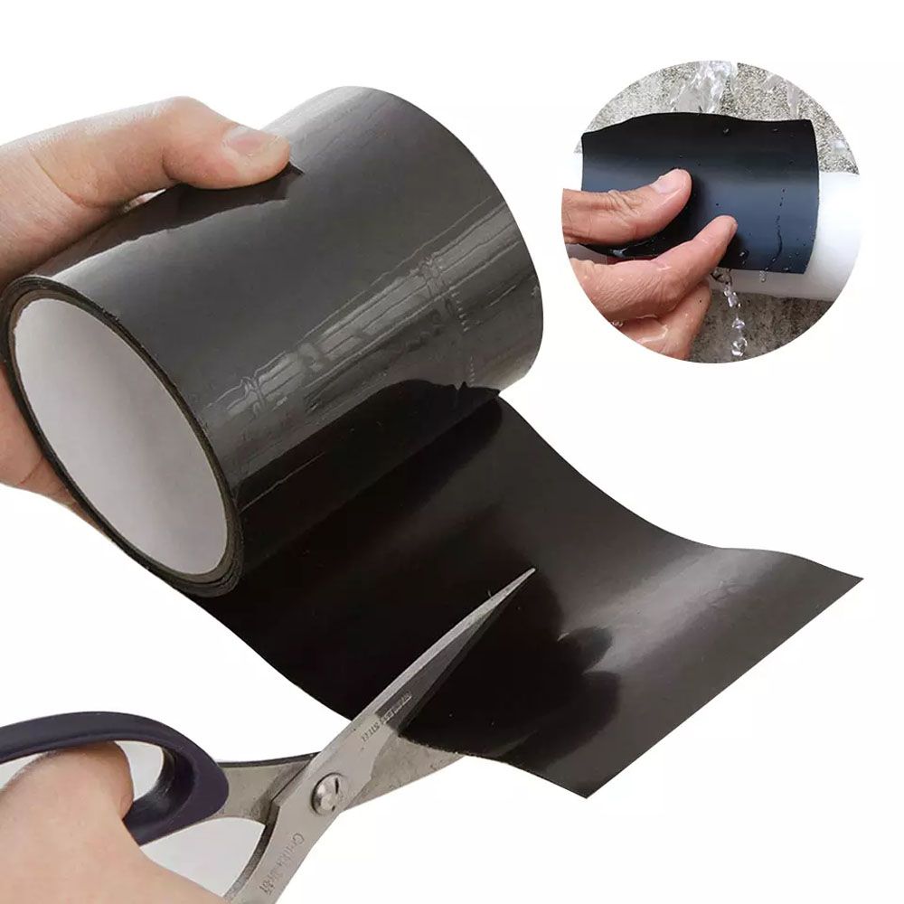 SafeMate korjausteippi vedenpitävä musta 100 mm x 1,5 m