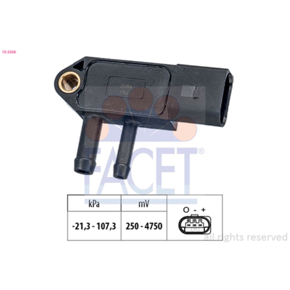 Sensor, avgastryck 28-1596