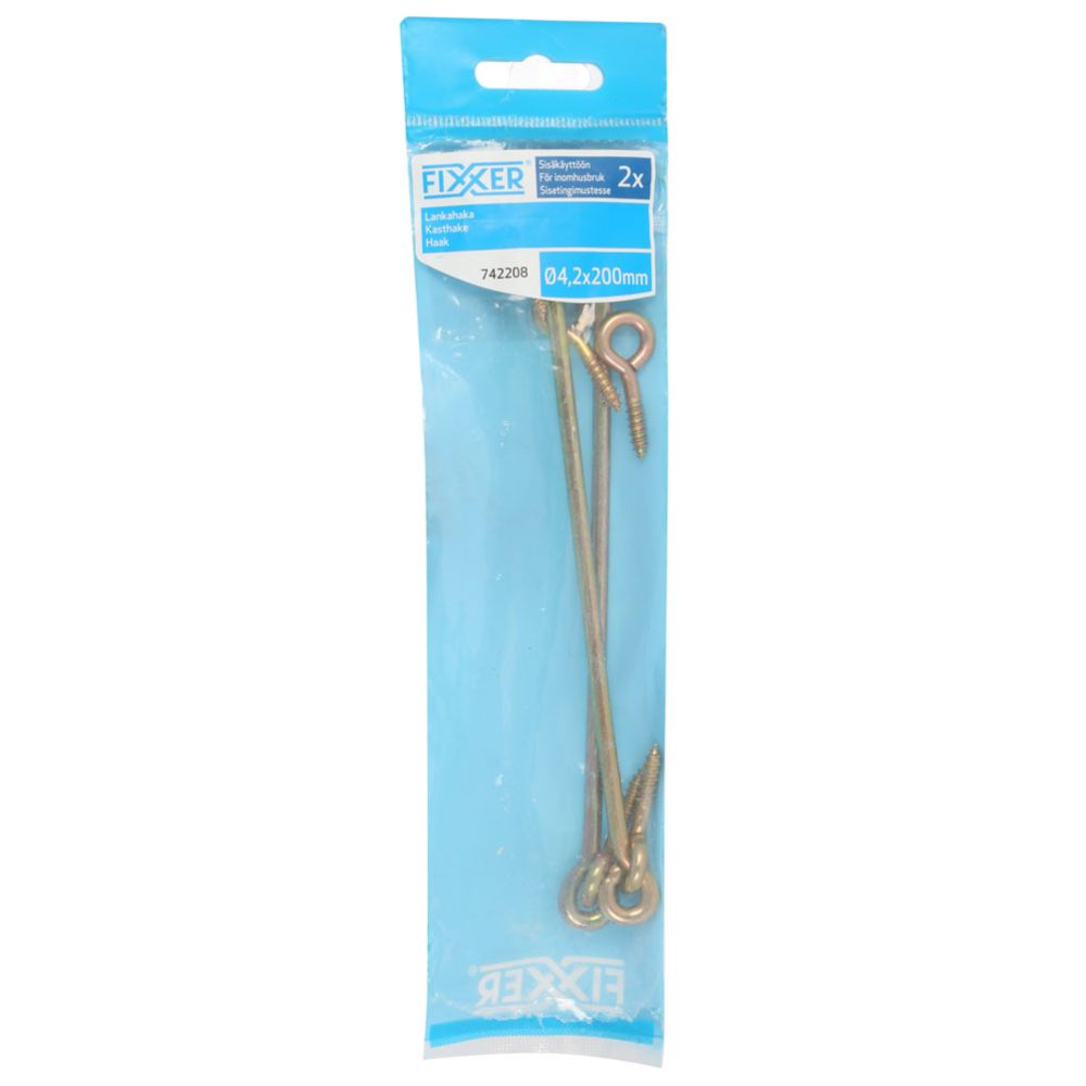 Fixxer® stormhasp 200 mm, 2 st.