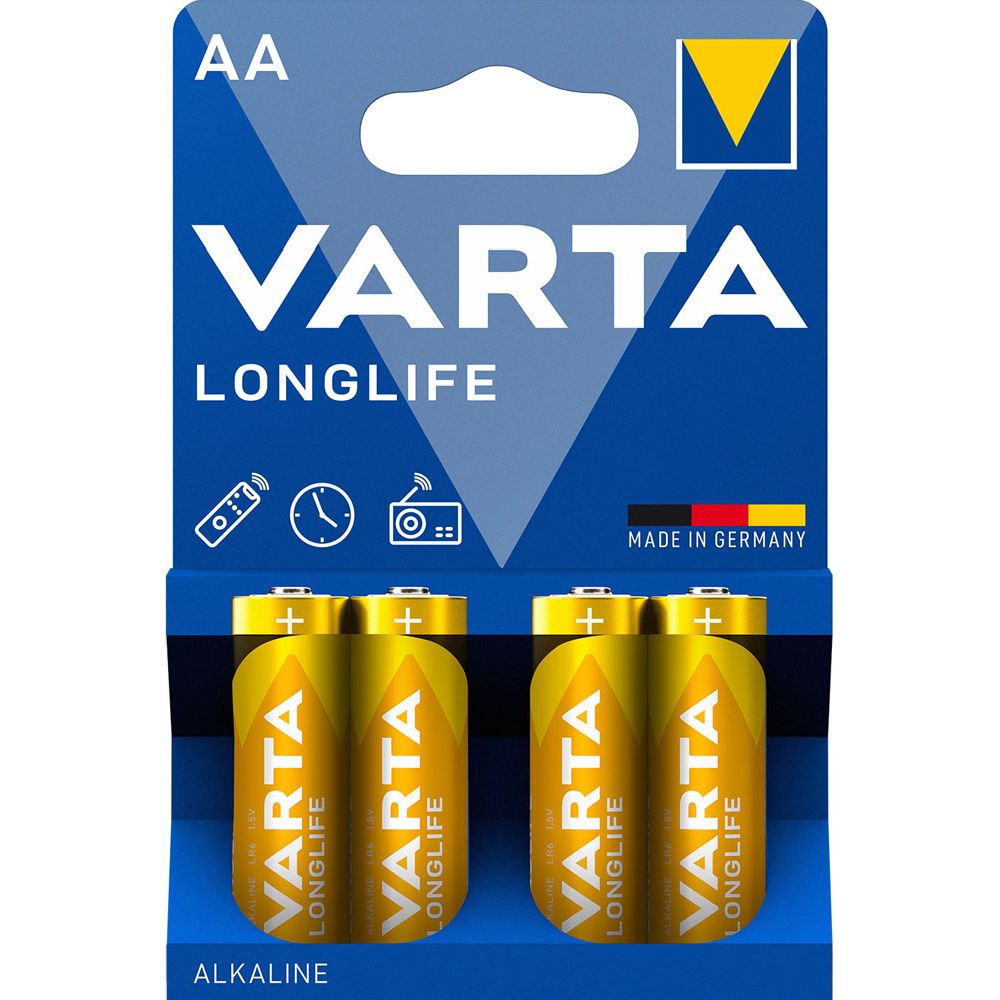 VARTA Longlife AA batteri 4 st.
