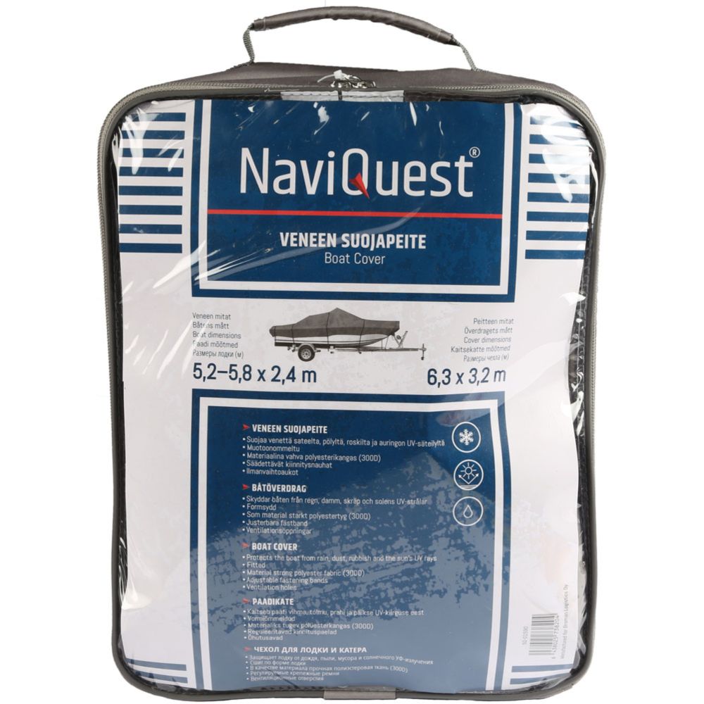 Naviquest veneen suojapeite, 610-670 x 250 cm