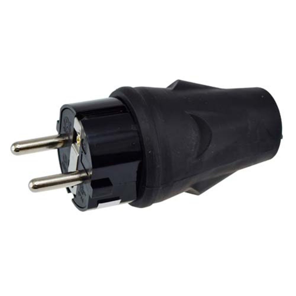 Harju maandusega pistik, kumm, IP44