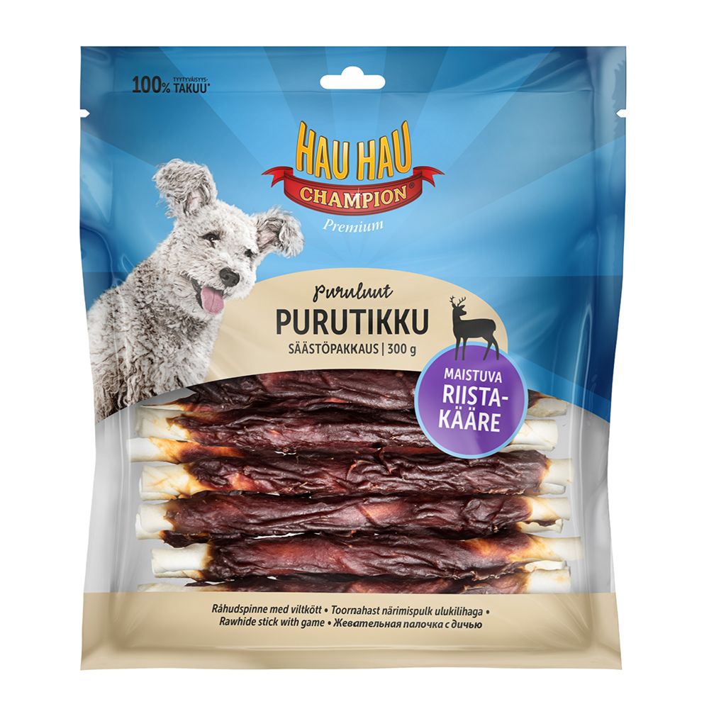 Hau-Hau Champion närimispulk ulukilihaga 13 cm 300g