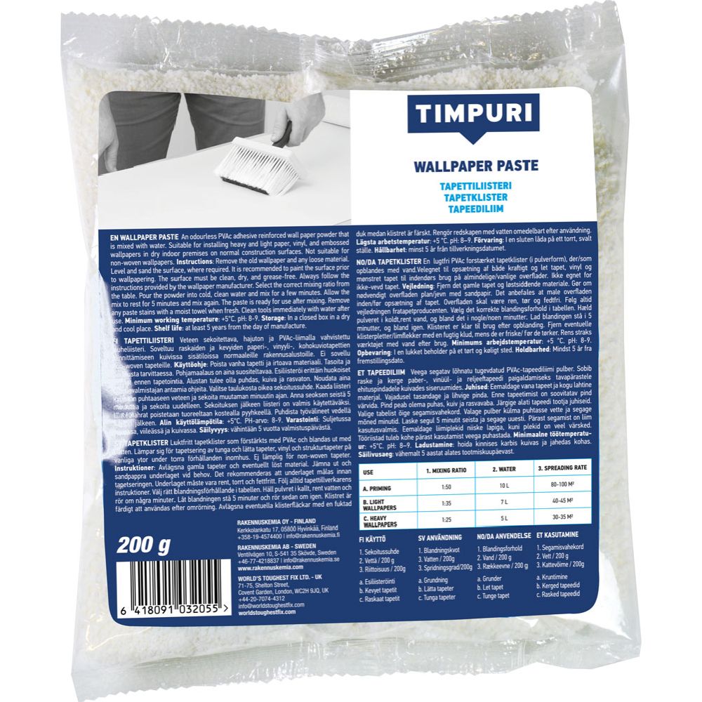 Timpuri tapettiliisteri 200 g