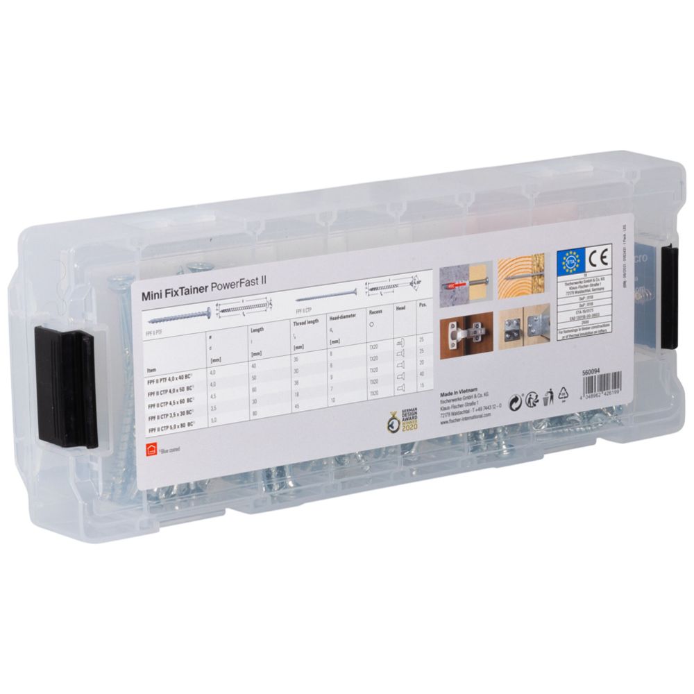 Fischer MiniFIXTainer PowerFast II kruvide komplekt