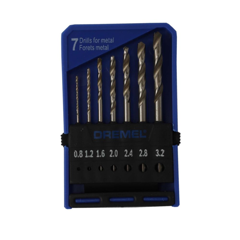 Dremel® 628 precisionsborrsats 0,8-3,2 mm 7 delar