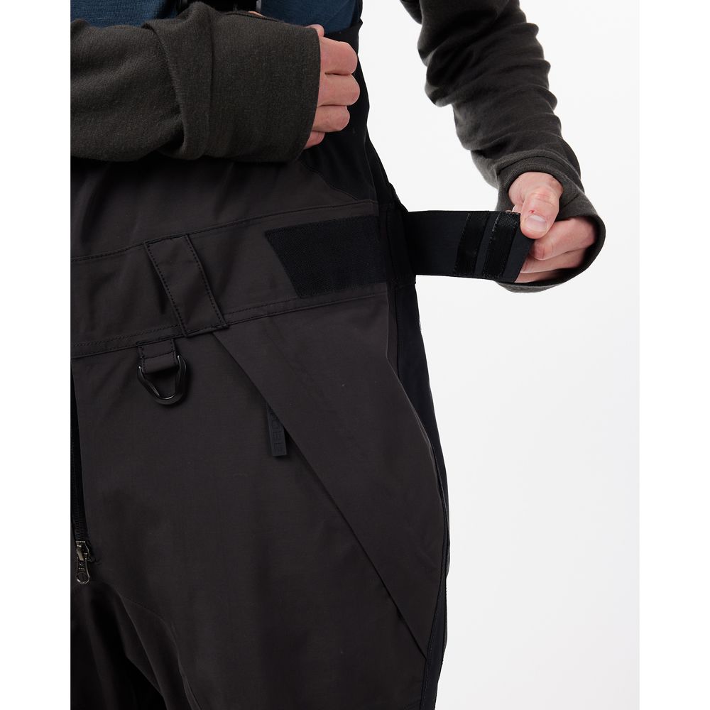 Tobe Vivid Bib skoterbyxor Jet Black