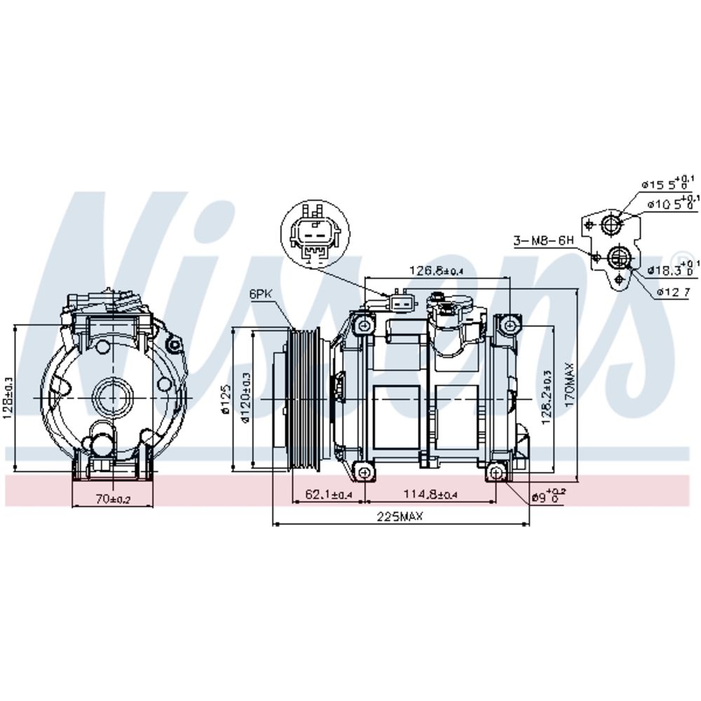 Ilmastointilaitteen kompressori 30-05110